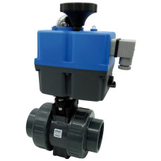 Кран кульовий з електроприводом Effast d90 мм PTFE/EPDM BDREBK1YA0900