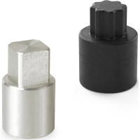 Перехідник під привід для кульового крана ПВХ Hidroten 1011975, d75-90-110 мм